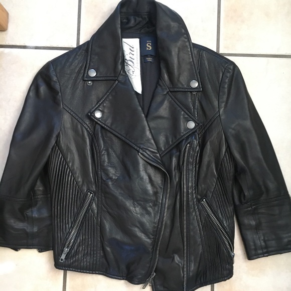 Juicy Couture Jackets & Blazers - JUICY Couture Black Leather Biker Jacket